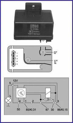 Relay, glow plug system (132084)