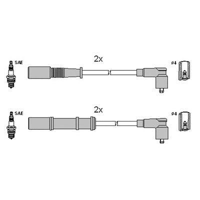 Ignition Cable Kit (134972)