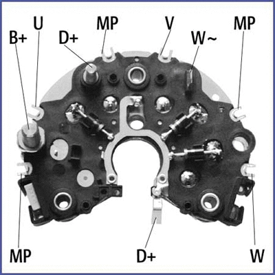 Rectifier, alternator (139450)