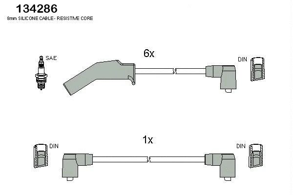Ignition Cable Kit (134286)