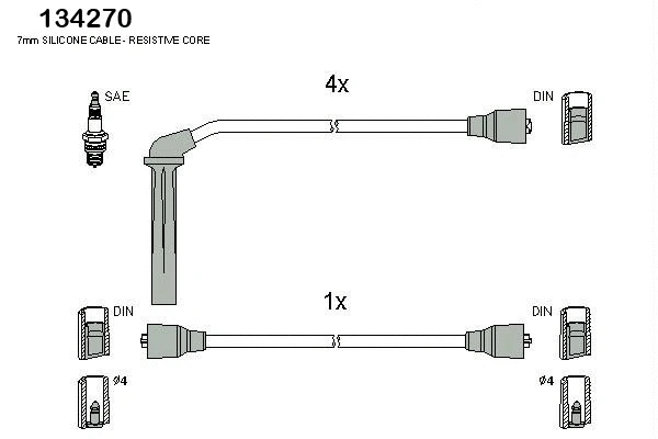 Ignition Cable Kit (134270)