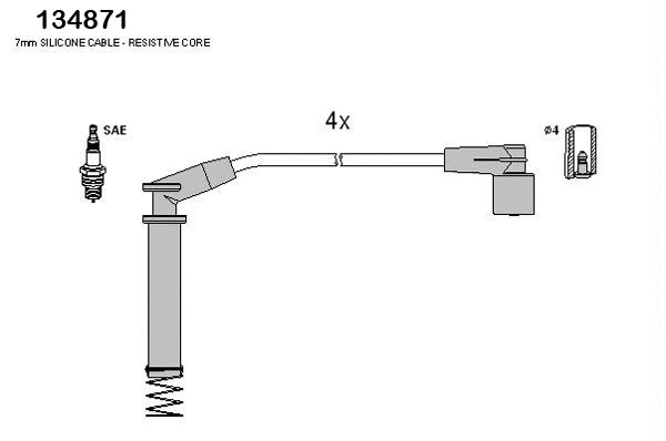 Ignition Cable Kit (134871)