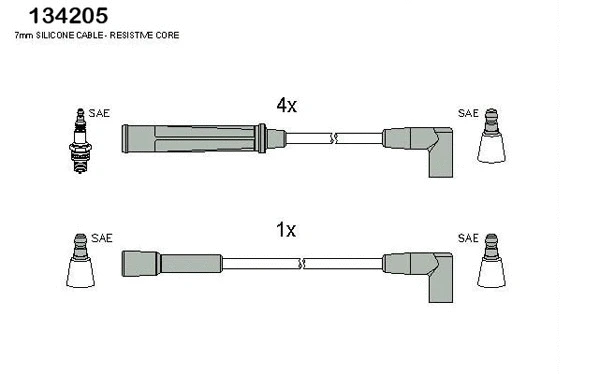 Ignition Cable Kit (134205)
