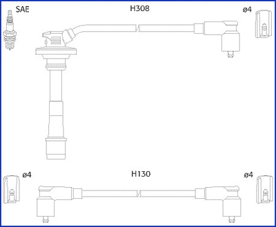 Ignition Cable Kit (134562)