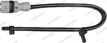 Warning Contact, brake pad wear