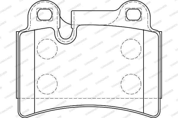 Brake Pad Set, disc brake (WBP24097A)