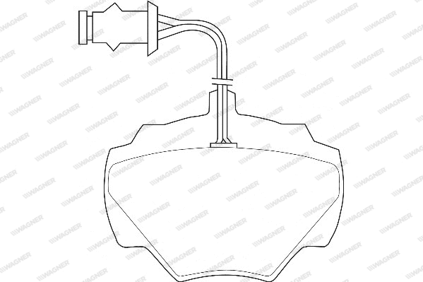 Brake Pad Set, disc brake (WBP21237A)