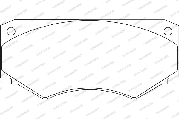 Brake Pad Set, disc brake (WBP20465A)