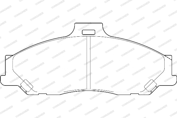 Brake Pad Set, disc brake (WBP23540A)