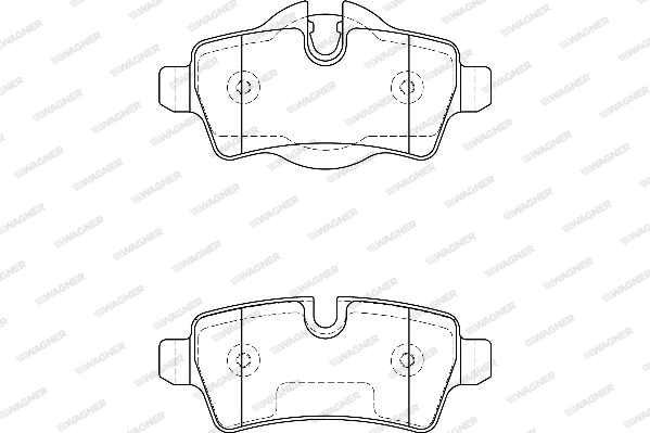 Brake Pad Set, disc brake (WBP24289A)