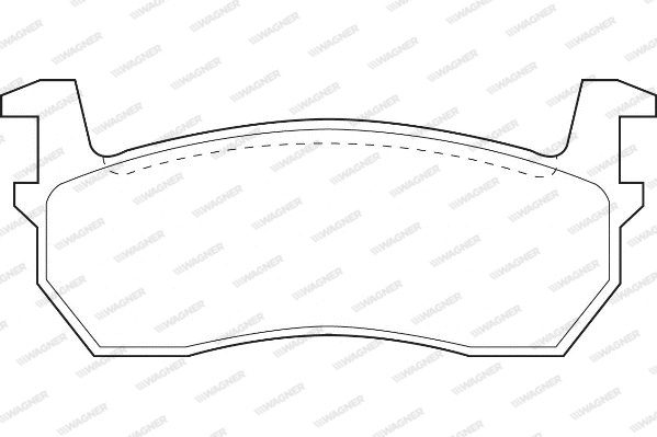 Brake Pad Set, disc brake (WBP20957A)
