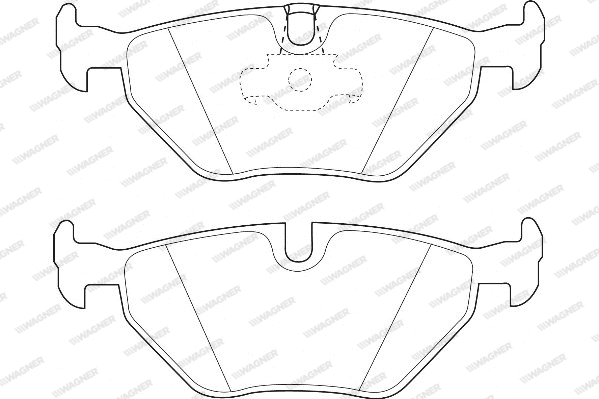 Brake Pad Set, disc brake (WBP21691A)
