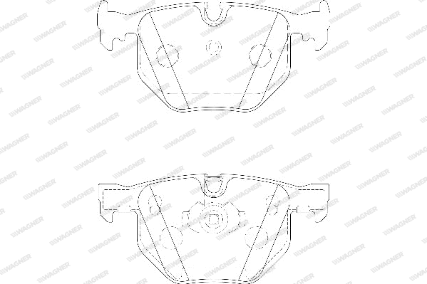 Brake Pad Set, disc brake (WBP21282B)
