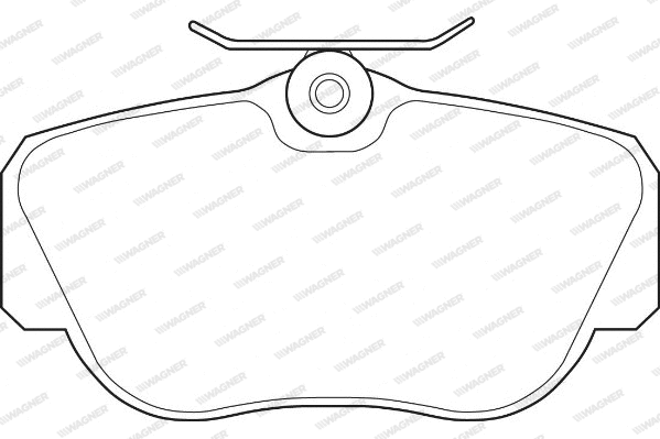 Brake Pad Set, disc brake (WBP21055A)