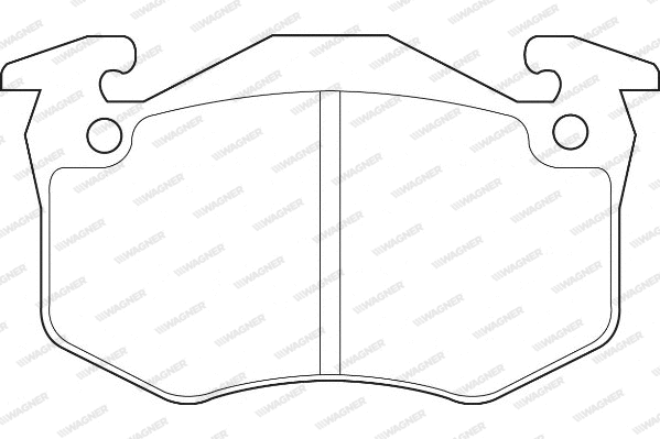 Brake Pad Set, disc brake (WBP20634A)