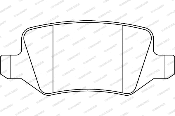 Brake Pad Set, disc brake (WBP23138A)