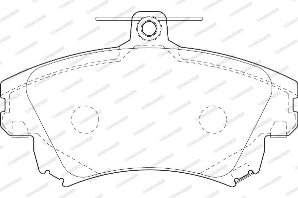 Brake Pad Set, disc brake (WBP21983A)