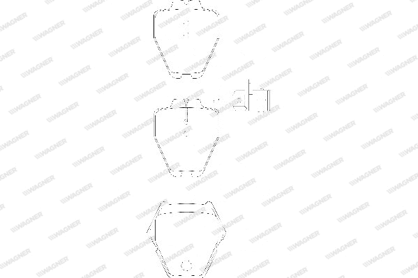 Brake Pad Set, disc brake (WBP23119A)