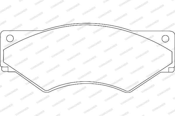 Brake Pad Set, disc brake (WBP29001A)