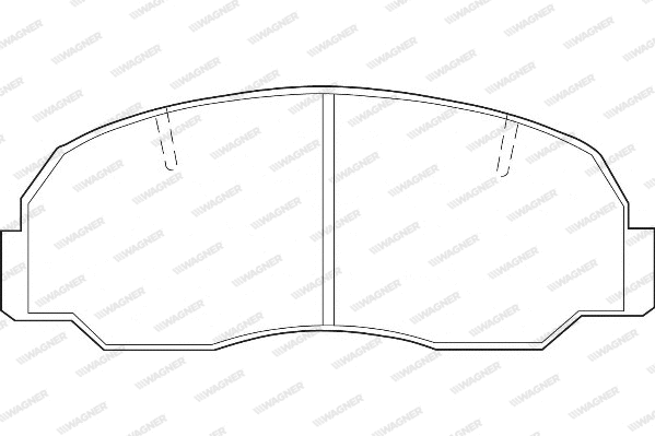 Brake Pad Set, disc brake (WBP21243A)