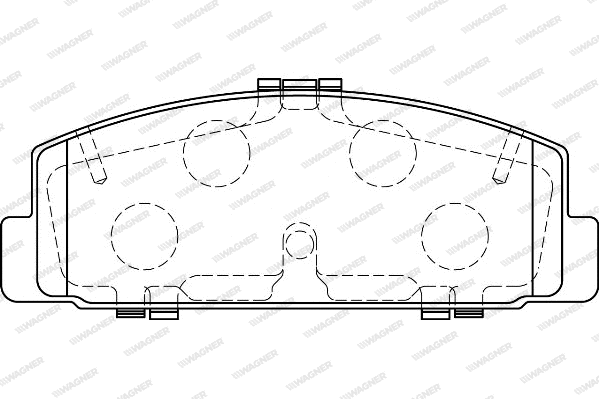 Brake Pad Set, disc brake (WBP24045A)