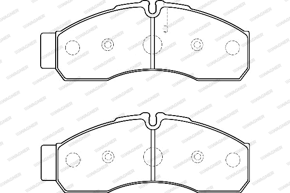 Brake Pad Set, disc brake (WBP29160C)