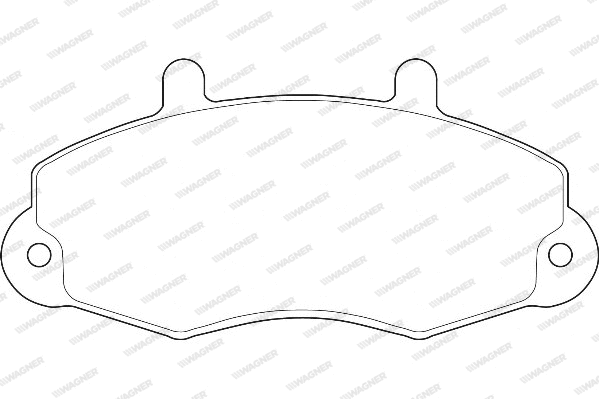 Brake Pad Set, disc brake (WBP21470A)