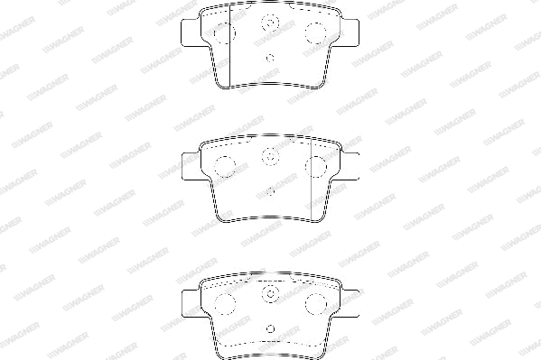 Brake Pad Set, disc brake (WBP24260A)