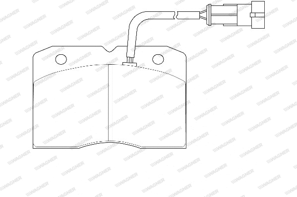 Brake Pad Set, disc brake (WBP29140A)