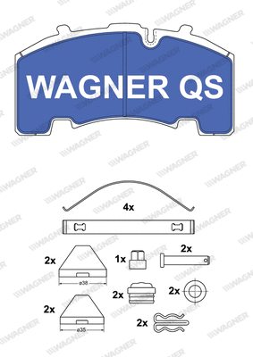Brake Pad Set, disc brake (2926404950)