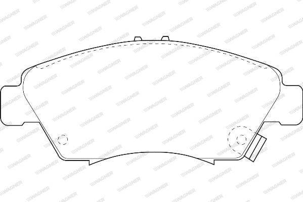 Brake Pad Set, disc brake (WBP21694A)