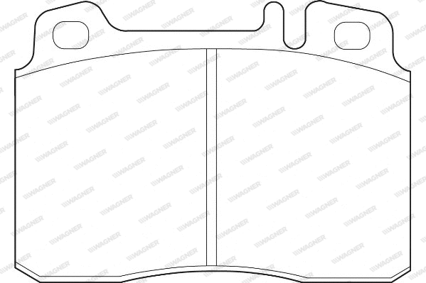 Brake Pad Set, disc brake (WBP21153B)