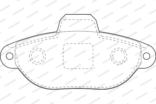Brake Pad Set, disc brake (WBP21436B)