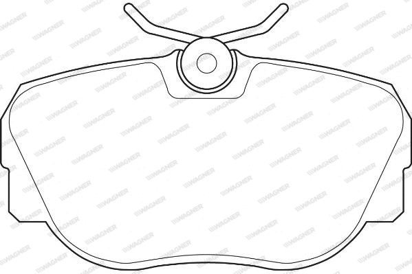 Brake Pad Set, disc brake (WBP21173A)