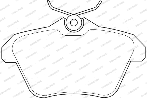 Brake Pad Set, disc brake (WBP21605A)