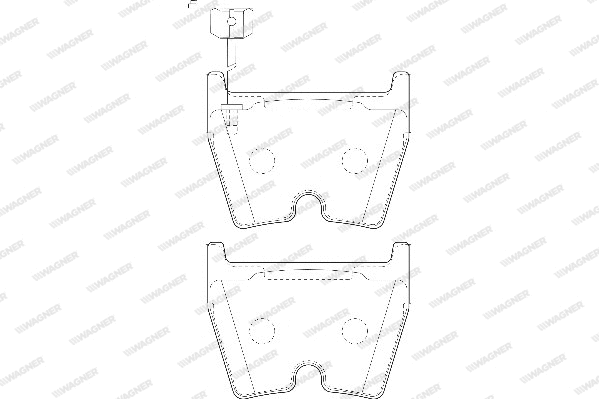 Brake Pad Set, disc brake (WBP23751A)