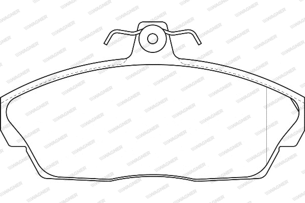 Brake Pad Set, disc brake (WBP21515B)