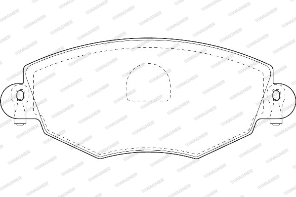 Brake Pad Set, disc brake (WBP23279A)