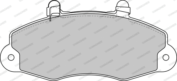 Brake Pad Set, disc brake (WBP21470B)