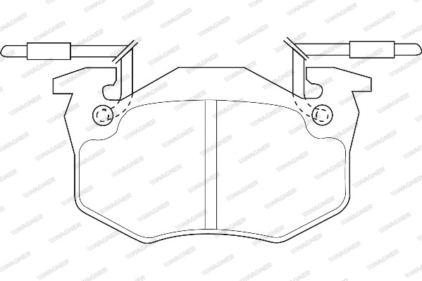 Brake Pad Set, disc brake (WBP20635A)