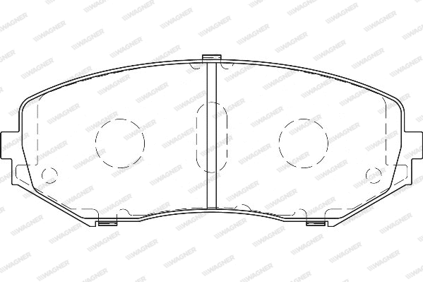 Brake Pad Set, disc brake (WBP24346A)