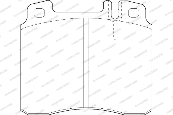 Brake Pad Set, disc brake (WBP21303A)