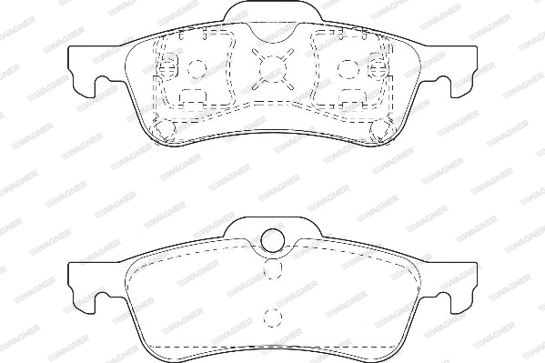 Brake Pad Set, disc brake (WBP23716B)