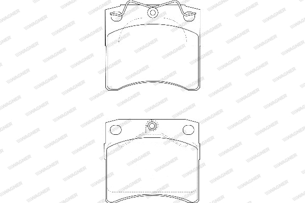 Brake Pad Set, disc brake (WBP20652A)