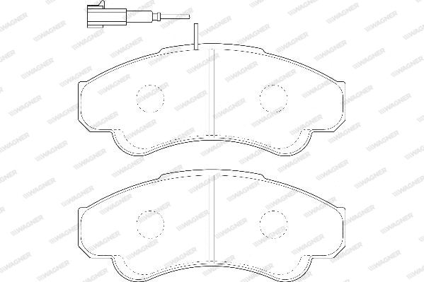 Brake Pad Set, disc brake (WBP23919A)