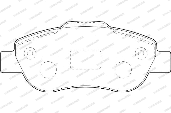 Brake Pad Set, disc brake (WBP24072A)