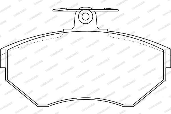 Brake Pad Set, disc brake (WBP21945A)