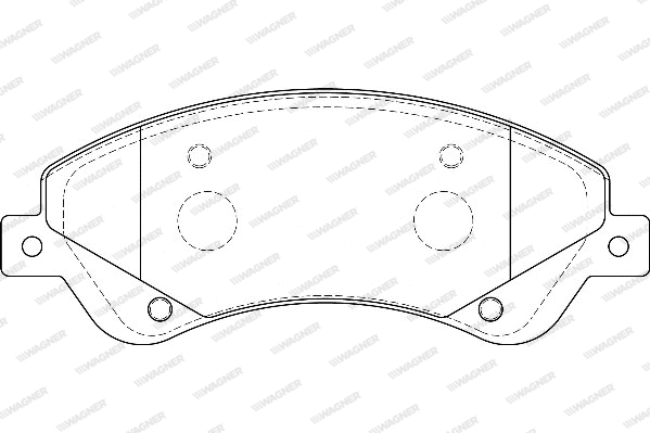 Brake Pad Set, disc brake (WBP24485A)
