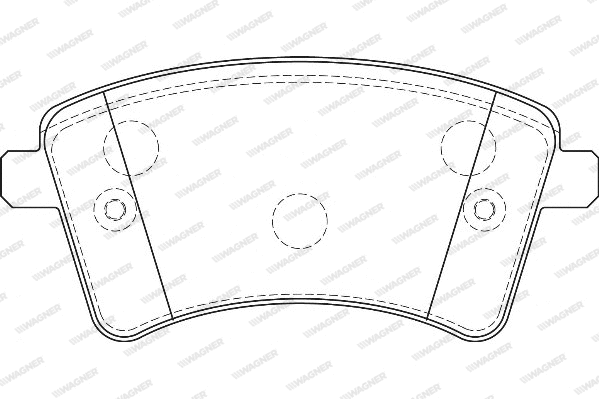 Brake Pad Set, disc brake (WBP24693A)