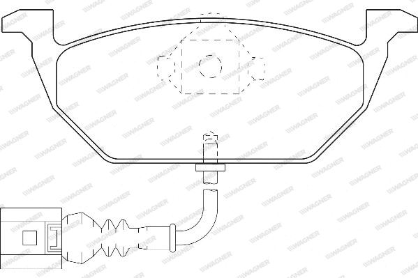 Brake Pad Set, disc brake (WBP23130A)